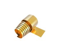 Brass Metal Sheet roll， Gold Brass Foil Sheet Roll 1 Meter Long 0.2-0.4mm Thick 5-400mm Wide(30X1000X0.2mm)