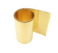 Brass Metal Sheet roll， Gold Brass Sheet Strip Foil Plate Roll H62 Multiple Sizes 1 Meter per roll(0.3x30x1000mm)