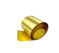 Brass Metal Sheet roll， H62 Brass Sheet Roll Foil Strip Thickness 0.01-0.2mm Width 10-400mm Length .5-1m(0.03x35x1000mm)