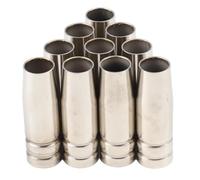 Brass MIG MB15 Conical Nozzle Cover Push Fit Welding Shroud 18x12x54mm | Designed for MB15 welding equipment, this brass conical nozzle cover offers reliable performance and push-fit setup.