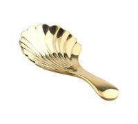 Brass Mini Measuring Spoon for Tea Leaves, Coffee, Sugar, and Spices, Suitable for Daily Use in Tea or Coffee Preparation (B)
