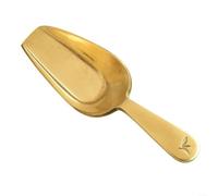 Brass Mini Measuring Spoon for Tea Leaves, Coffee, Sugar, and Spices, Suitable for Daily Use in Tea or Coffee Preparation (A)