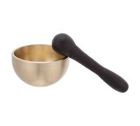 Brass Mini Singing Bowl for Meditation and Yoga with Wooden Mallet