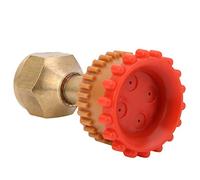 Brass Mist Nozzle 4 Holes | Electric Spray Atomizer for Garden/Greenhouse/Farm | Water - Efficient Irrigation & Spray Solution | Rustproof Brass + PP Construction