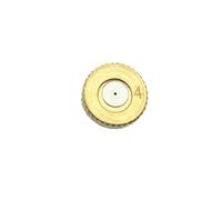 Brass Mister Nozzles Brass Mist Nozzles Threaded Misting Fogging Spray Water Sprinkler Head 0.1-0.8mm Mister for Cooling Humidification(0.4mm Orifice)