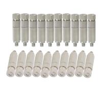 Brass Misting Nozzle, Adjustable Atomizing Brass Nozzle 20Pk 10-24UNC 3/16in 0.1-1.0mm Drip Free Outdoor Filter