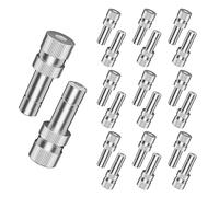 Brass Misting Nozzle Outdoor Anti-drip Fogging Spray Head Outdoor Cooling Misting System Nozzle for Garden Umbrellas Greenhouse Fan Trampoline Waterpark, 0.012" Orifice (0.3mm) 20 Pcs