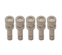 Brass Misting Nozzles for Water Irrigation and Cooling 10 Pack with Orifice for Fine Mist (0.15mm)