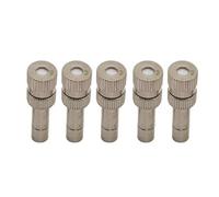 Brass Misting Nozzles for Water Irrigation and Cooling 10 Pack with Orifice for Fine Mist (0.2mm)