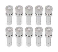 Brass Misting Nozzles for Water Irrigation and Cooling 10 Pack with Orifice for Fine Mist (0.4mm)