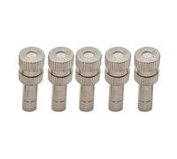 Brass Misting Nozzles for Water Irrigation and Cooling 10 Pack with Orifice for Fine Mist (0.5mm)