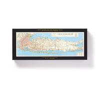Brass Monkey Panoramic Puzzle - NYC Map - 1,000-Piece - galison