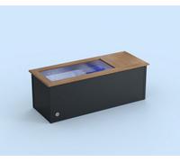 Brass Monkey Compact Ice Bath Coppered Oak With Anthracite Grey