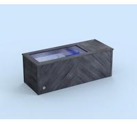 Brass Monkey Compact Ice Bath Herringbone Burnt Cedar