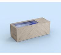 Brass Monkey Compact Ice Bath Herringbone Limed Oak