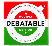 Brass Monkey Debatable Holiday Edition Social Game | Funny Holiday Debate Topics, Pick a Side and Argue It Out, Great for Holiday Gatherings, 2+ Players, Includes 200 Cards