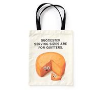 Brass Monkey Googly Food Canvas Tote Reuseable Shopping Bag