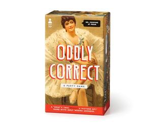 Brass Monkey Oddly Correct Game - Social Party Game with 100+ Image Cards and 880+ Unique Caption Cards to Come Up with Funniest Combination