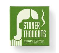 Brass Monkey Stoner Thoughts - Social Party Game with 200+ Unique and Entertaining Conversation Starter Cards For Stoners