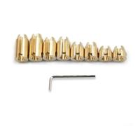 Brass Motorcycle Wheel Spoke Balance Weights Refill Kit, Reusable Gold Spoke Weights for Most Motorbikes, Direct Replacement Repair Parts (8/12/14 Pack)(8pcs)