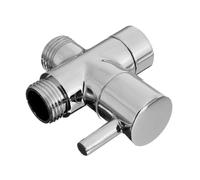 Brass Multi-Function Three-Way Shower Head Diverter Valve G1/2 Inch Three-Function Switch Adapter Valve for Toilet Bidet