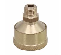 Brass Multi Size Grease Oil Cup Oiler Screw On Cap Suitable for Hit Miss Engines, Electric Motors, Tractors, Lathes, and Milling Machines (M10X1mm 6ML)