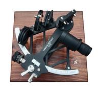 Brass Nautical Sextant J Scott Vintage Antique Astrolabe ship navigation instrument Celestial & Nautical Sextant with Two Extra Sighting Telescope/Astrolabe Ship History Sextant Tool with Wooden Box