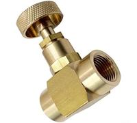 Brass Needle Valve With 1/8 And 1/4 NPT Thread Options, Designed For Precise For Flow Regulation In Industrial And Gas Markets, Rated Up To 600psi(C)