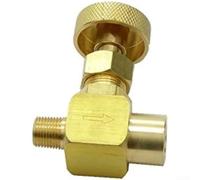 Brass Needle Valve With 1/8 And 1/4 NPT Thread Options, Designed For Precise For Flow Regulation In Industrial And Gas Markets, Rated Up To 600psi(A)