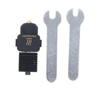 Brass Nozzle Hot End Kit Extrusion Heating Block with Heat Resistant Silicone Sock for Bambu Lab A1 A1 Mini 3D Printer (0.4mm)