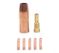 Brass Nozzle Tip Kit for MIG Flux Core Gasless Welding for torch 0.6-1.2mm