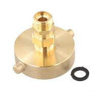 Brass NST Female to GHT Male Fire Hydrant Adapter 2-1/2 x 3/4 for Integration into Fire Protection Infrastructure Projects (B)