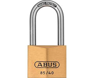 Brass padlock, clear bracket approx. 40 mm, bracket diameter: 6 mm 100 x 50 x 50 cm