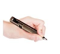 Brass Pen - Creative Journal Pen Design, Solid Brass Writing Instrument, Compact, Portable Pocket Size, Elegant, Stationery Accessories, Reliable S