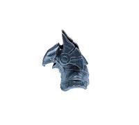Brass Pharaoh's Guardian Horus Helmet EDC Beads Pendant Jewelry Making Supplies,Personality DIY Outdoors Tools Paracord Beads Charm Lanyard Hand-Woven Accessories (Black)