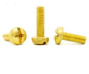 BRASS PHILLIPS PAN HEAD MACHINE SCREWS DIN 7985 M3 M4 M5 M6 PHILLIPS HEAD (2, M4 x 25mm) E03C