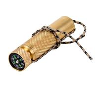 Brass Pill Box - Keychain Storage Organizer, Outdoor Travel Container, Small Pocket Capsules Holder | Compact Strong Carved Metal Case, Waterproof Portable Mini Pill Tube, Toothpick Spices Fishing