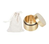 Brass Pill Case, Waterproof Storage Container, Mini Metal Box for Coins and Jewellery