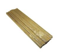 Brass Pipe 0.5mm Wall Thickness 1.5-30mm OD Tube 300mm 500mm Length Straight Tubing Outer Diameter Modeling for DIY Crafts(500mm,OD 5 x ID 4.2mm)