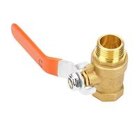 Brass Pipe Ball Valve Male and Female Thread 1/2 DN15 12 * 6 * 5 Isolation Valve 15mm with Handle Ball on/Off Valve for Water Tank