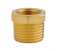 Brass Pipe Connector 3/8NPT to 1/4NPT Threaded(1/2NPT-3/8NPT)
