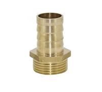 Brass Pipe Fitting 1" Male Thread to 16mm 19mm 20mm 25mm 32mm Hose Barb Connector Copper Connector Garden DN15 DN20 DN25 1pcs(16mm)