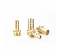 Brass Pipe Fitting 4mm 6mm 8mm 10mm 12mm 19mm Hose Barb Tail 1/8" 1/4" 1/2" 3/8" Male Connector Joint Copper Coupler Adapter IDGTTLDF(8mm,3/4")