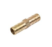 Brass Pipe Fitting Straight Elbow T Y X Shape 2 3 4 Way Connector for 6mm to 8mm 10mm 14mm 16mm 19mm Copper Water Tube(Straight I shap,) Brass Hose
