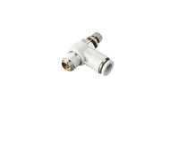 Brass Pipe Fittings, 1PC Pneumatic Fitting Pipe Connectors White Hose Fittings 1/4 1/2(10 03 (10mm 3l8),SL)
