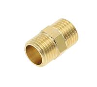 Brass Pipe Fittings BSP Male Female Thread Straight Plug Nut Adapter