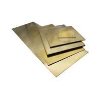 Brass Plate Sheet 0.5mm .8mm 1mm 1.2mm 2. 3mm 4mm 6mm for DIY Crafts, Electrical, Repairs, Industry(Thickness 2.5mm,100x200mm 10pcs)