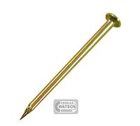 Brass Plated Hardened Picture/Photo Wall Hanging Hook - 25 Pack
