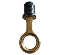 Brass Plated Marine Boat Snap Handle Locking Drain Plug 1" 25mm