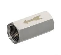 Brass Pneumatic Check Valve with For BSP Female Threads for Air, Oil, and Water Systems (1/8)